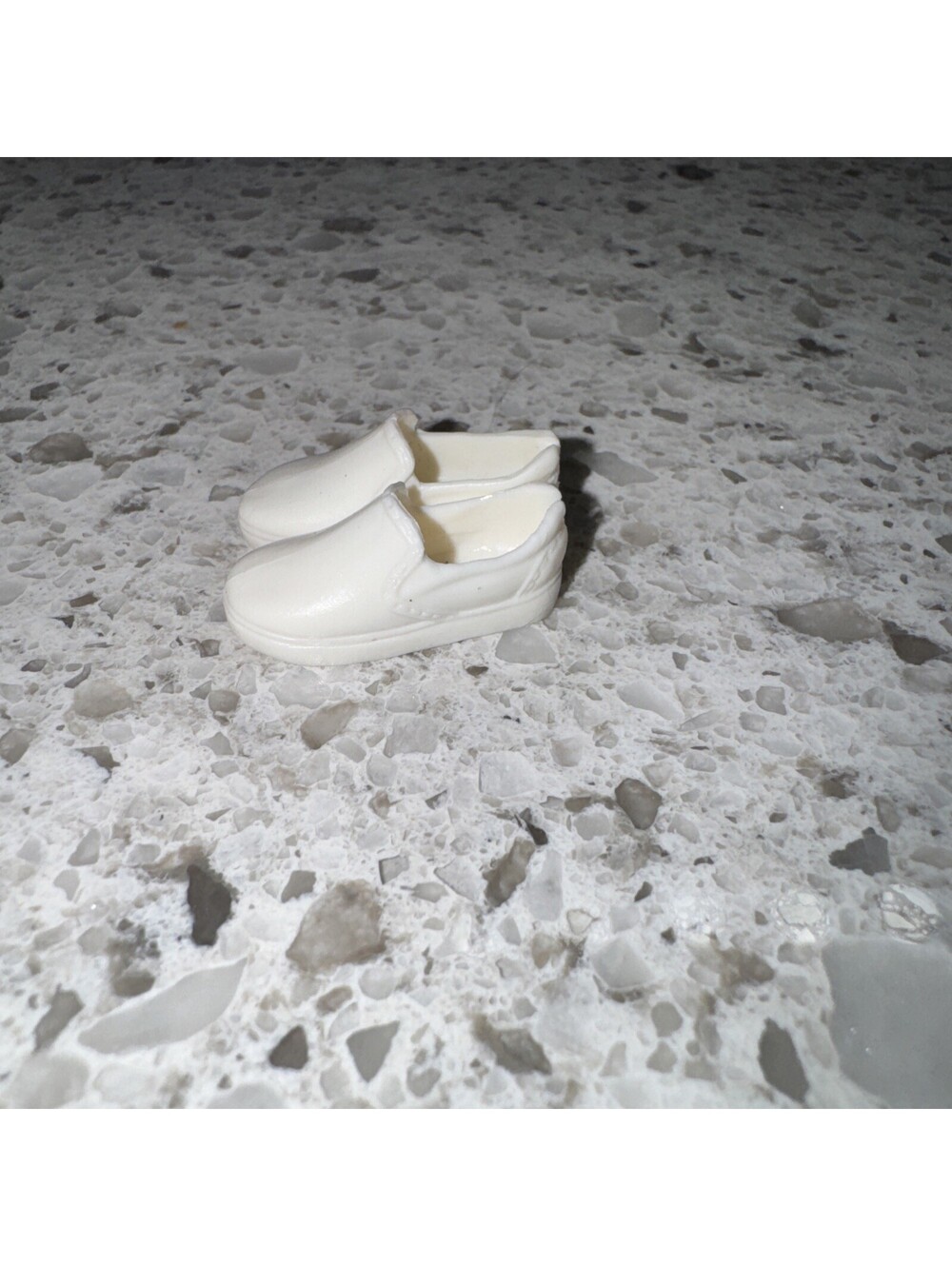 Mattel Barbie Doll White Van Slip On Shoes Sneakers Keds